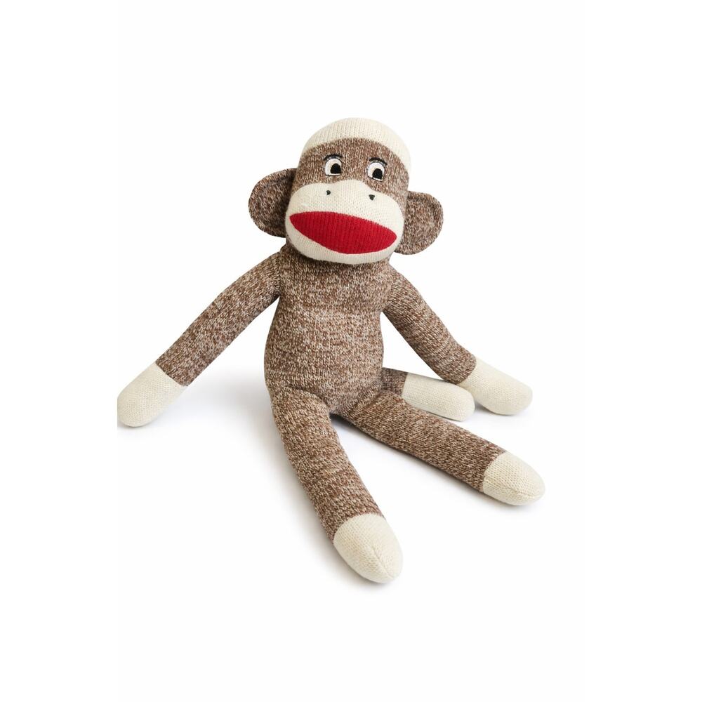 Original Sock Monkey By Street Players Corp Retired 2009 Retro 17.5 Inches